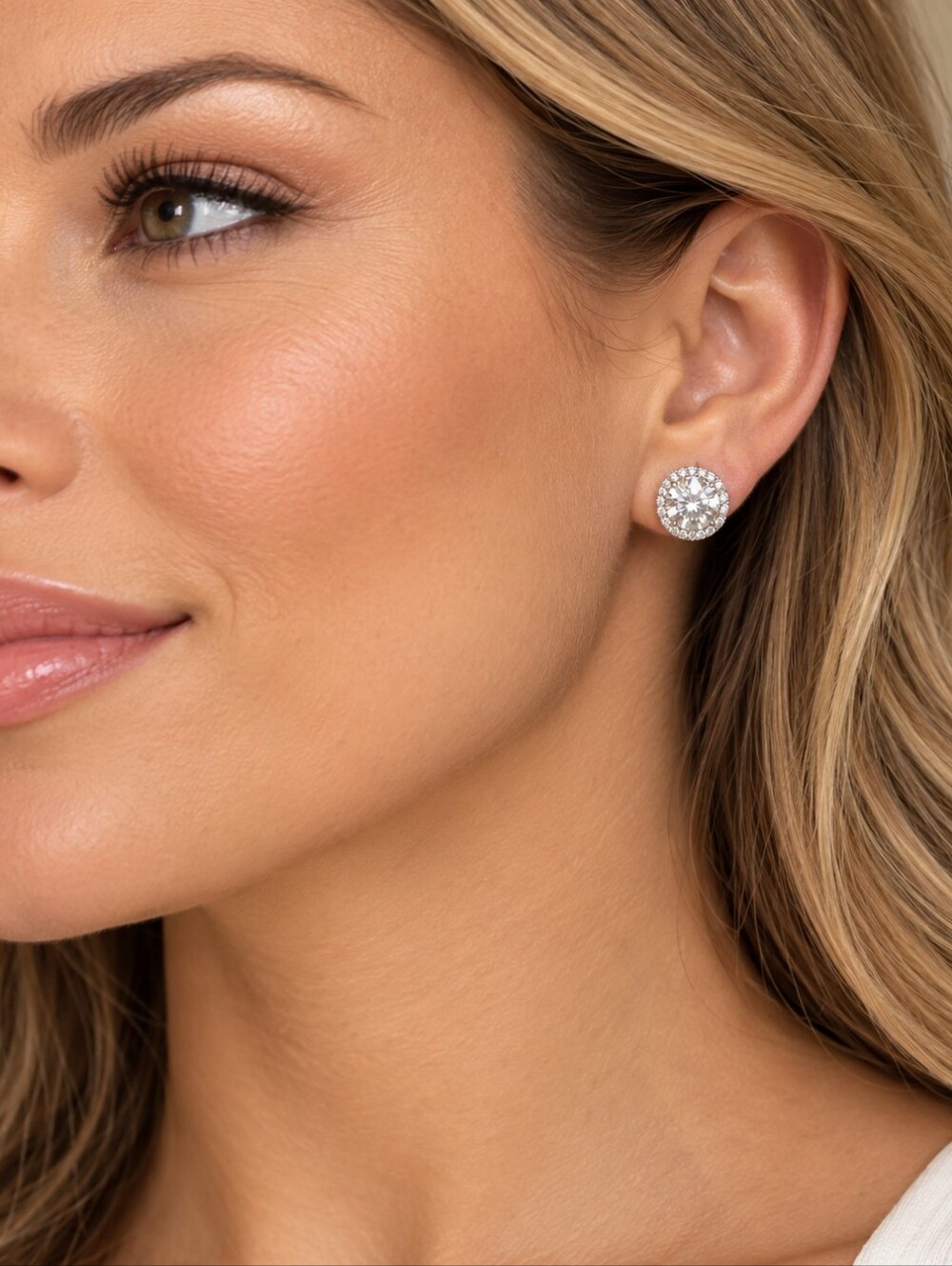 4ct Moisanite Stud Earrings